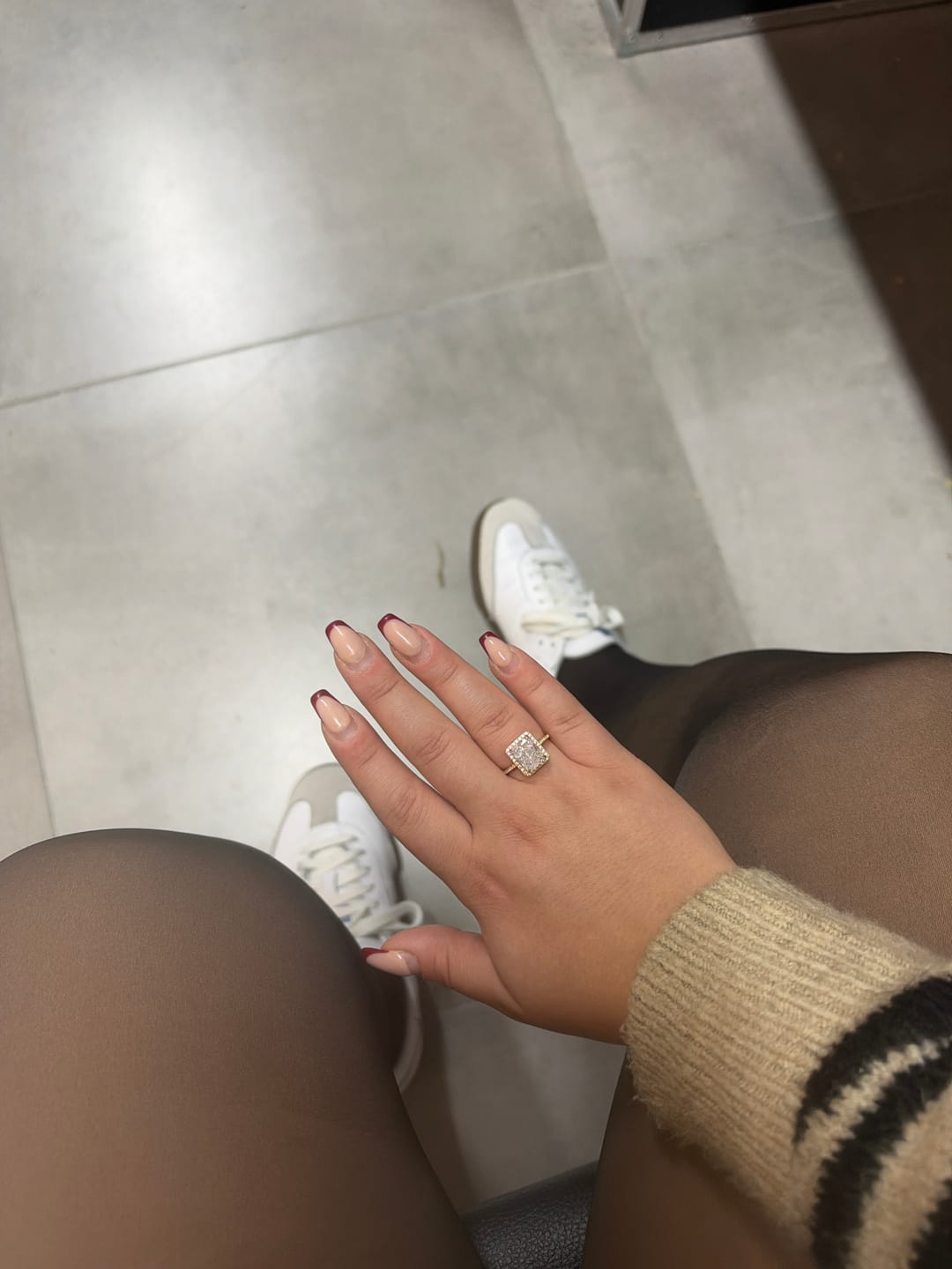 Customer photo review of Big White Ring | 925 Echtsilber