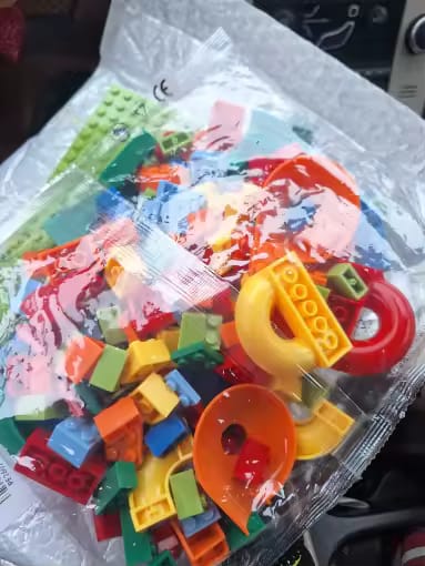 Customer photo review of City Race Run Building Blocks Set