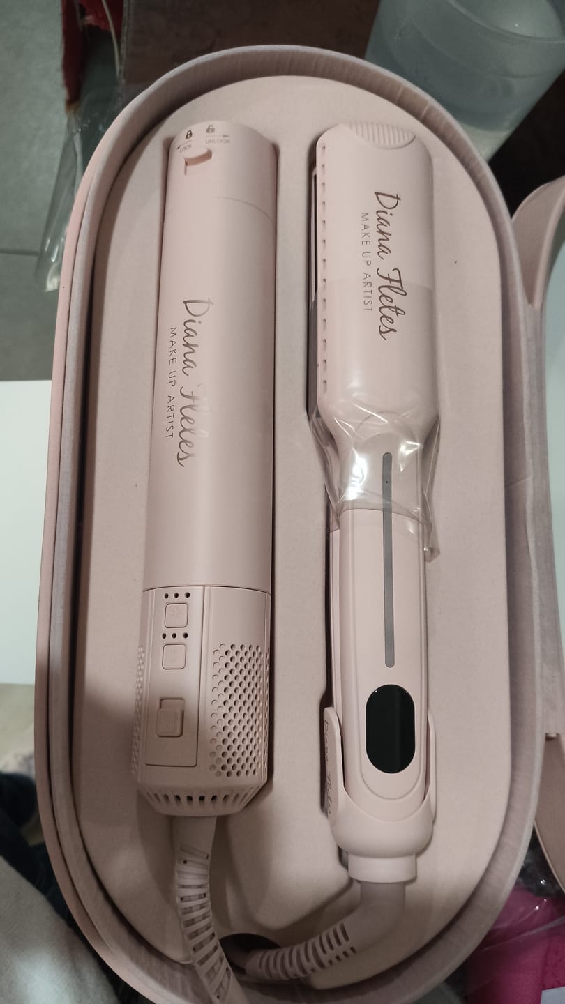 Customer photo review of Multiestilizador 6 en 1 + Plancha Infrarroja con Maletín (PREVENTA)