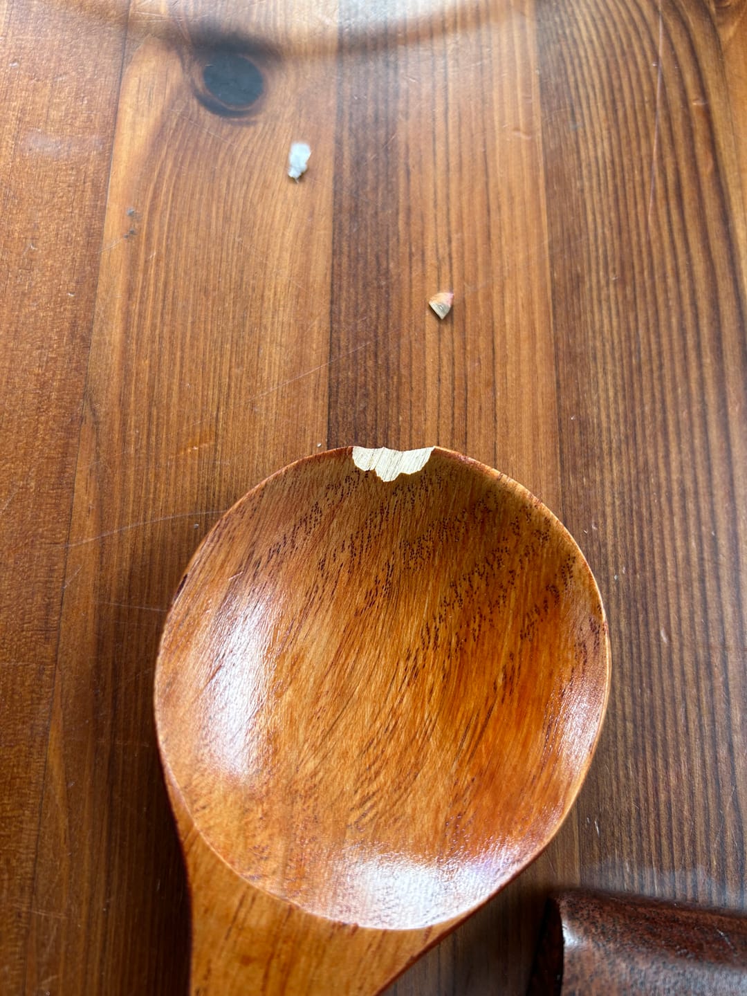 Customer photo review of Traditional Japanese Wooden Utensil Set