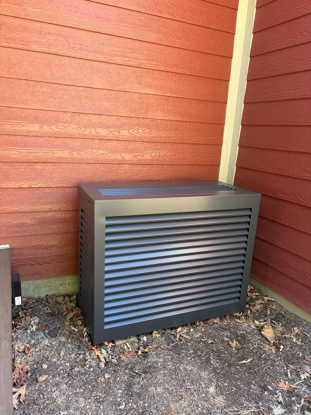 Customer photo review of Mini-Split AC Cover - Black