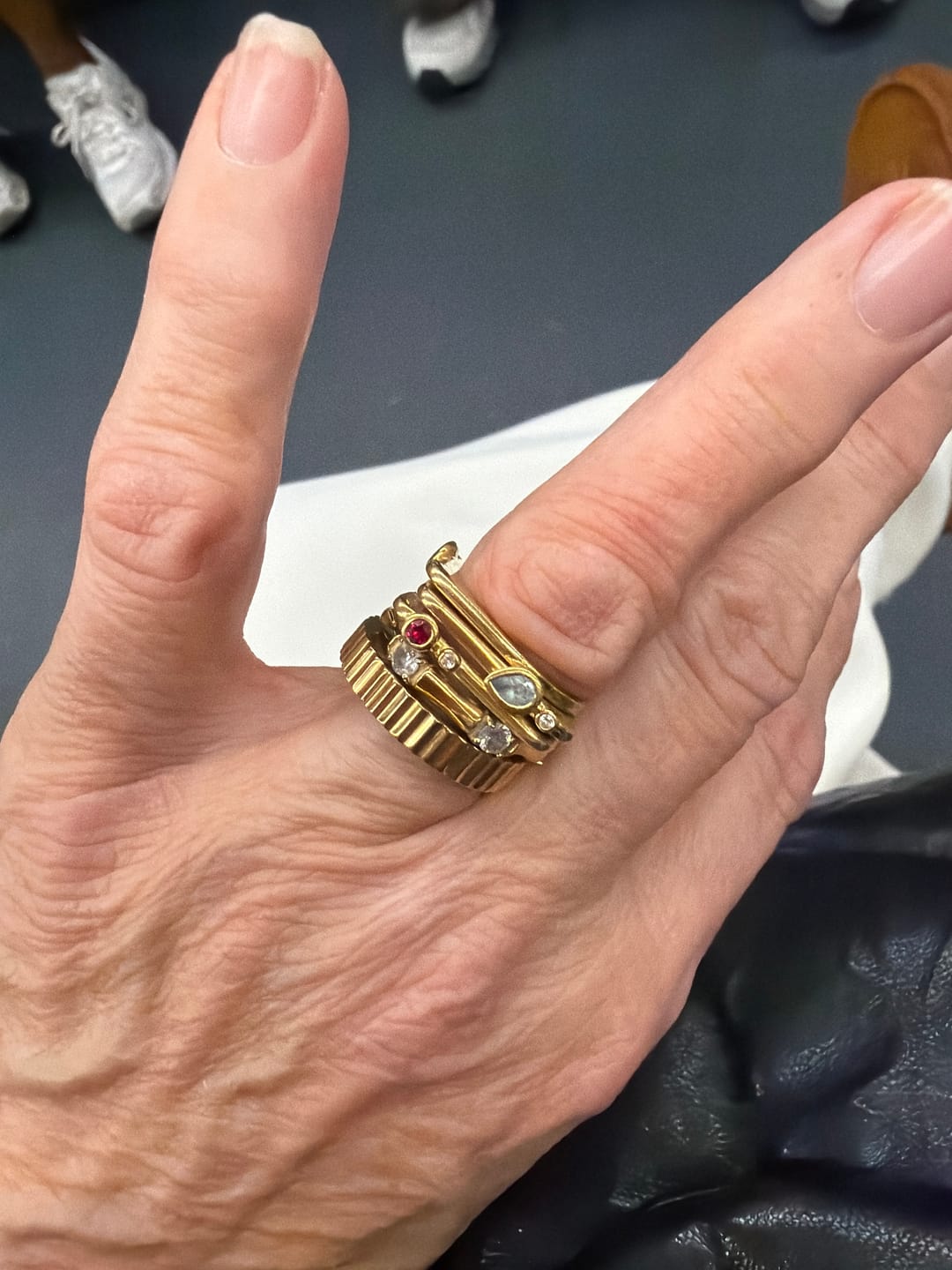 Customer photo review of Mini Pleat Ring
