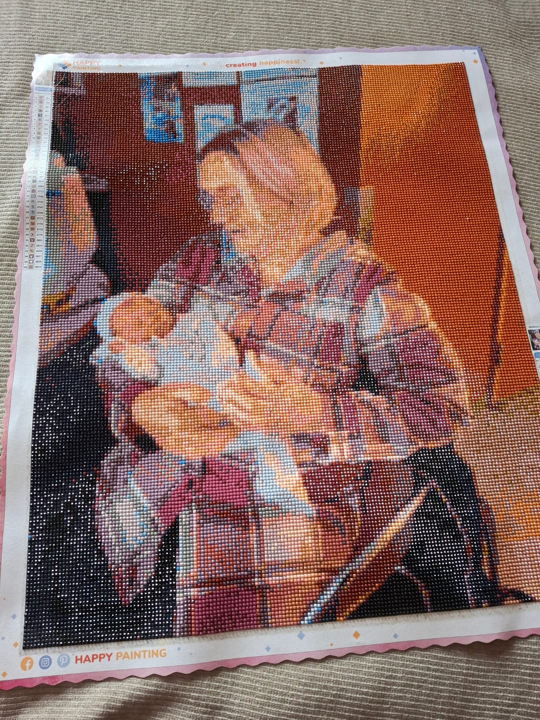 Customer photo review of Eigen Foto Diamond Painting