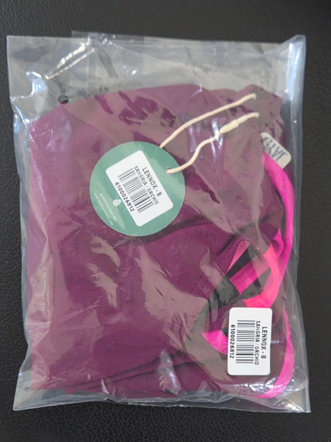 Customer photo review of LENNOX ONE PIECE - Sangria|Orchid