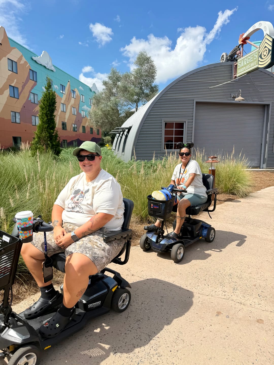 Customer photo review of Multiday Mobility & ECV Foldable Travel Scooter Rental 300 Pound Capacity (3 or more days)