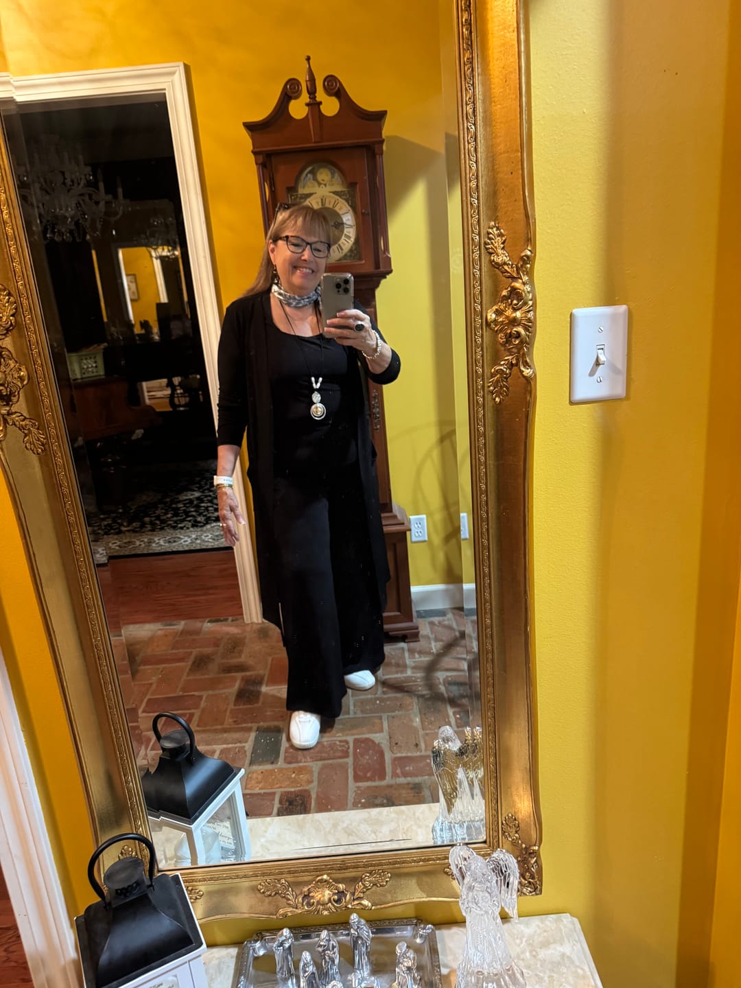 Customer photo review of Brigitte Brianna V-Neck Maxi Dress