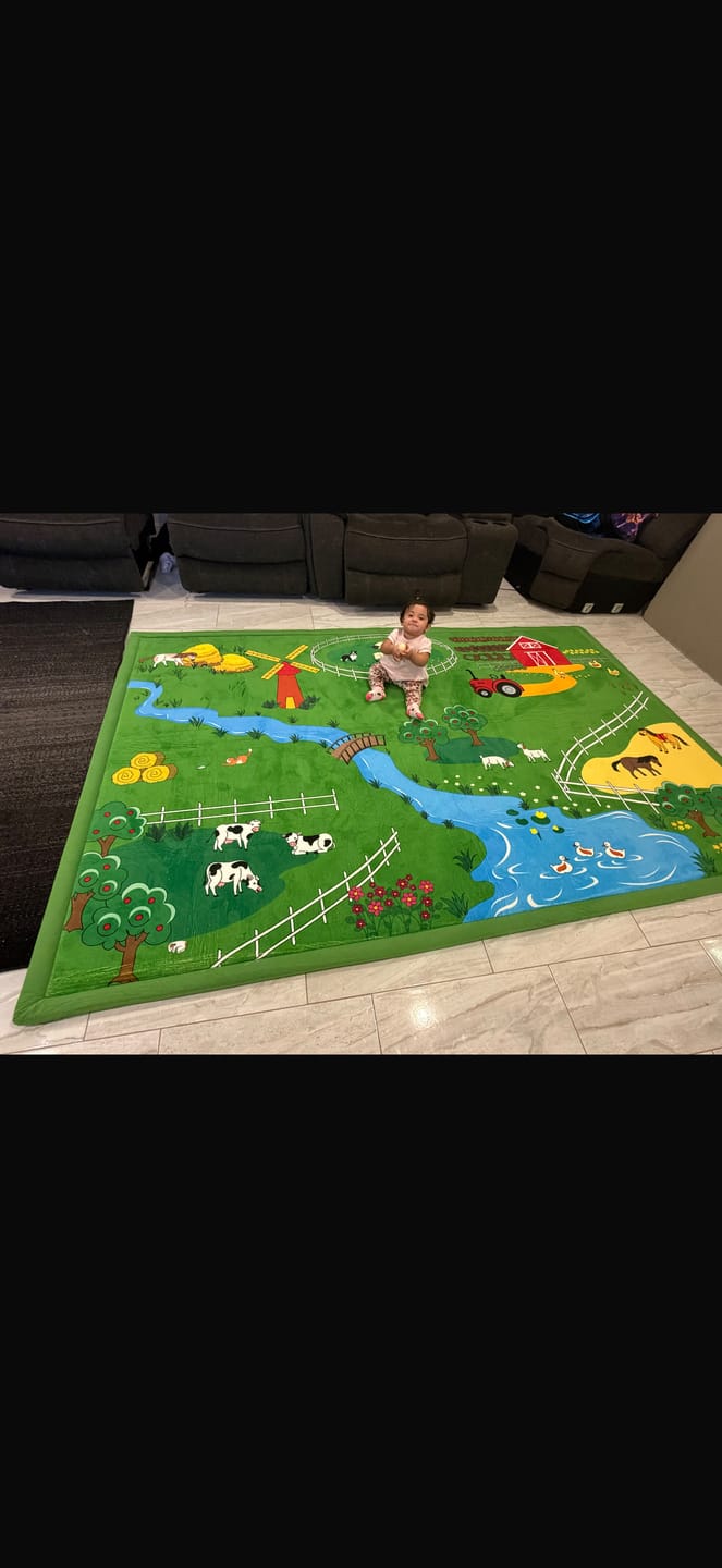 Customer photo review of Relax Mat - 1.4" Thick Soft Foam Play Mat