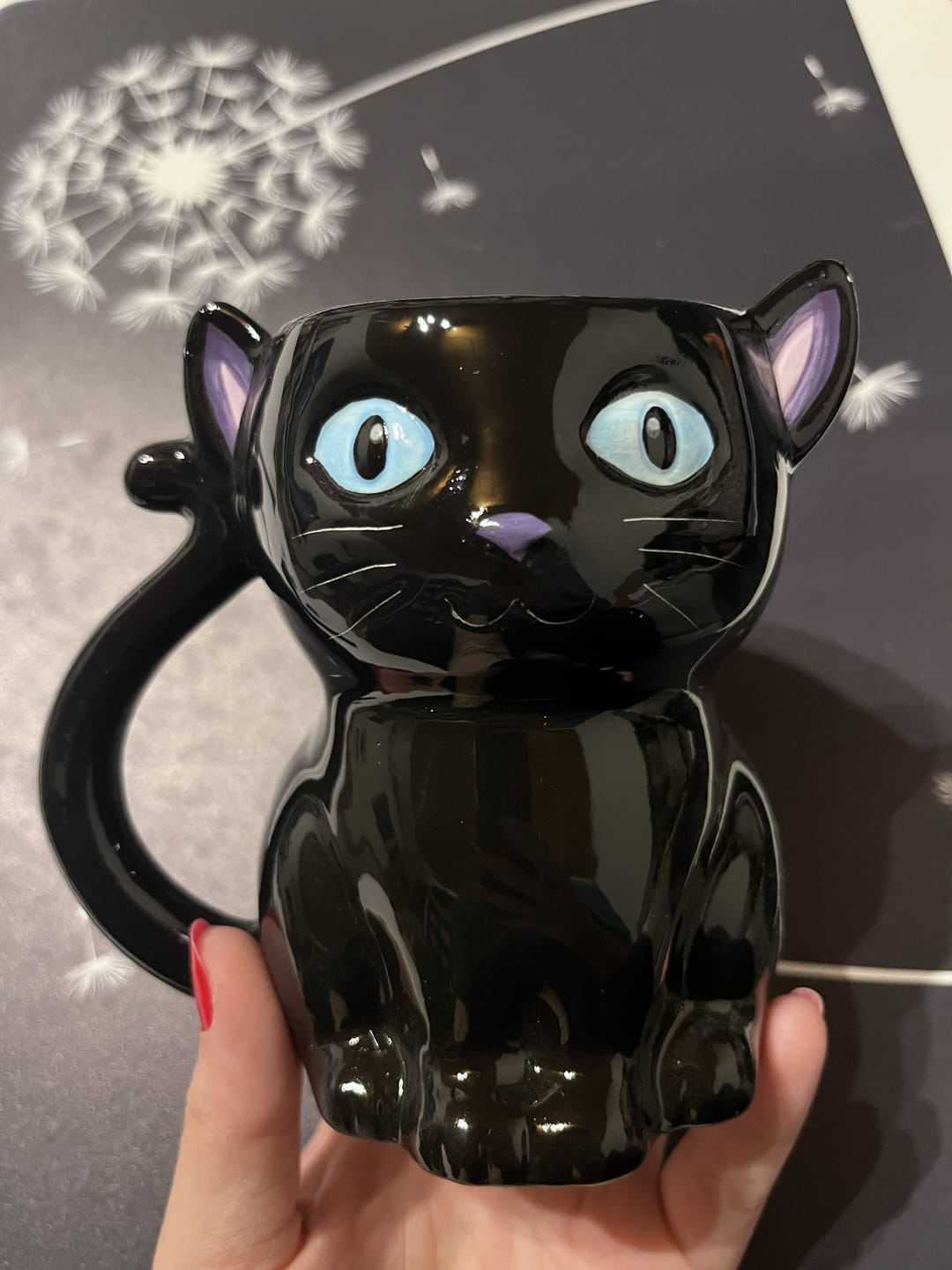 Customer photo review of Schwarze Katzentasse – Cute & Creepy