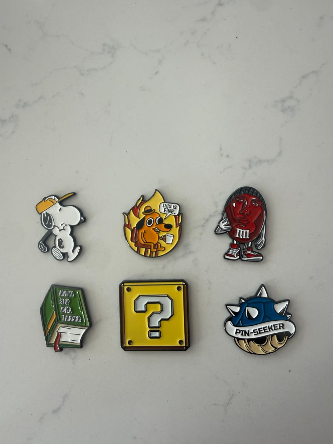 Customer photo review of This is Fine - Ball Marker