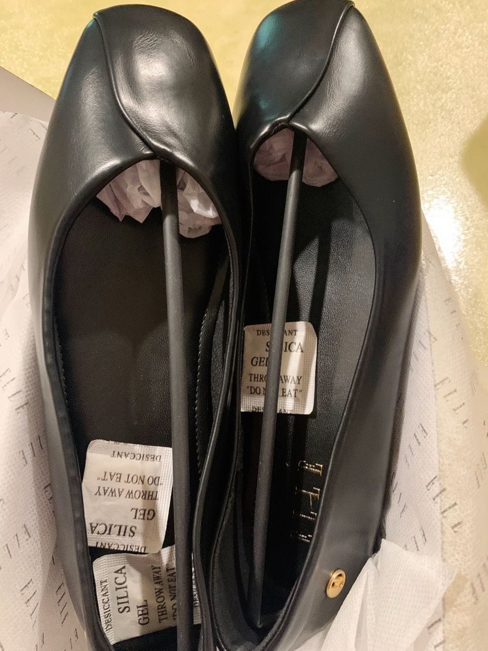 Customer photo review of Tulip Flats & Ballerinas In Black