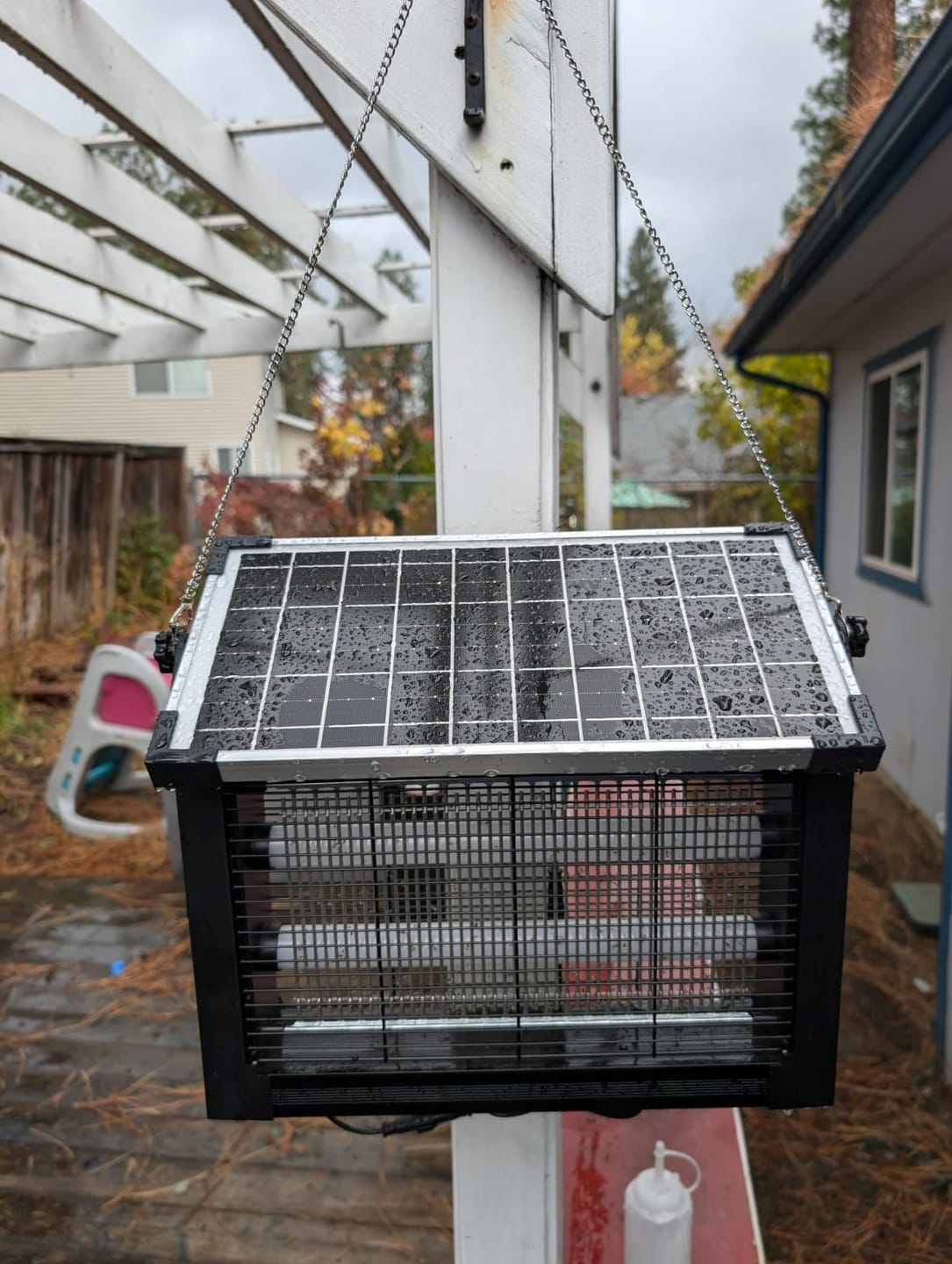 Customer photo review of GroundGuard Sentinel — Solar Bug Zapper
