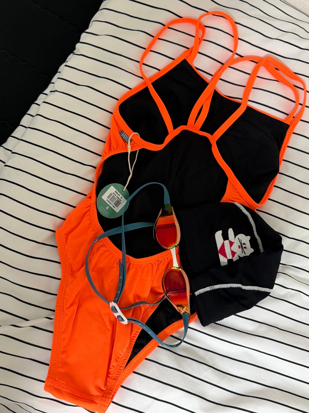 Customer photo review of FINLEY ONE PIECE - Neon Orange