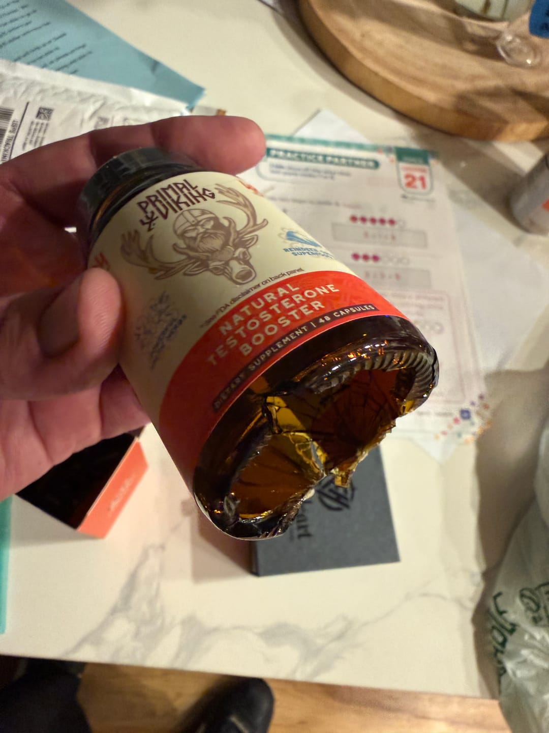 Customer photo review of Primal Testosterone Booster