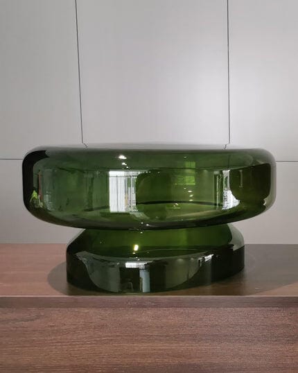 Customer photo review of Jewel Tone Glass Pendant Light for Dining Table, Chrome, 40 cm