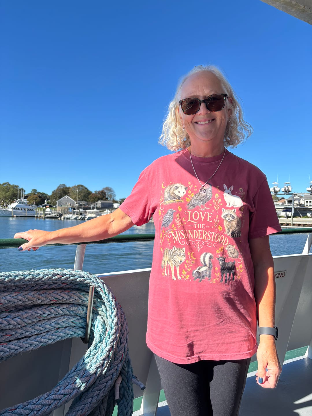 Customer photo review of Love the Misunderstood Woodland Creatures T-Shirt