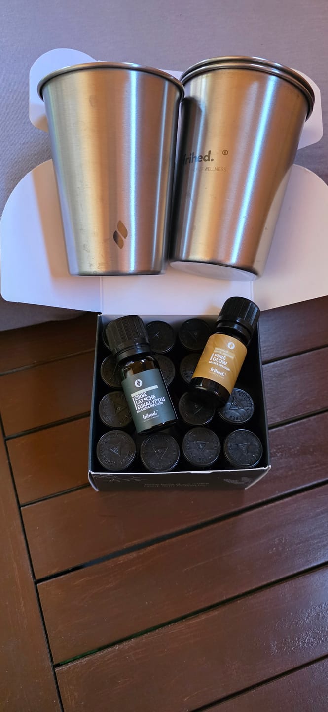Customer photo review of Saunaaufguss Probierpaket Duftreise 16er Set