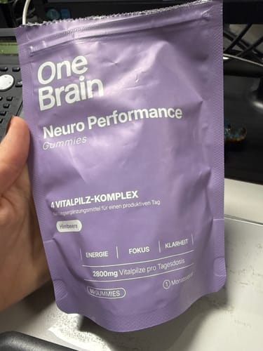 Customer photo review of OneBrain Vitalpilz Gummies