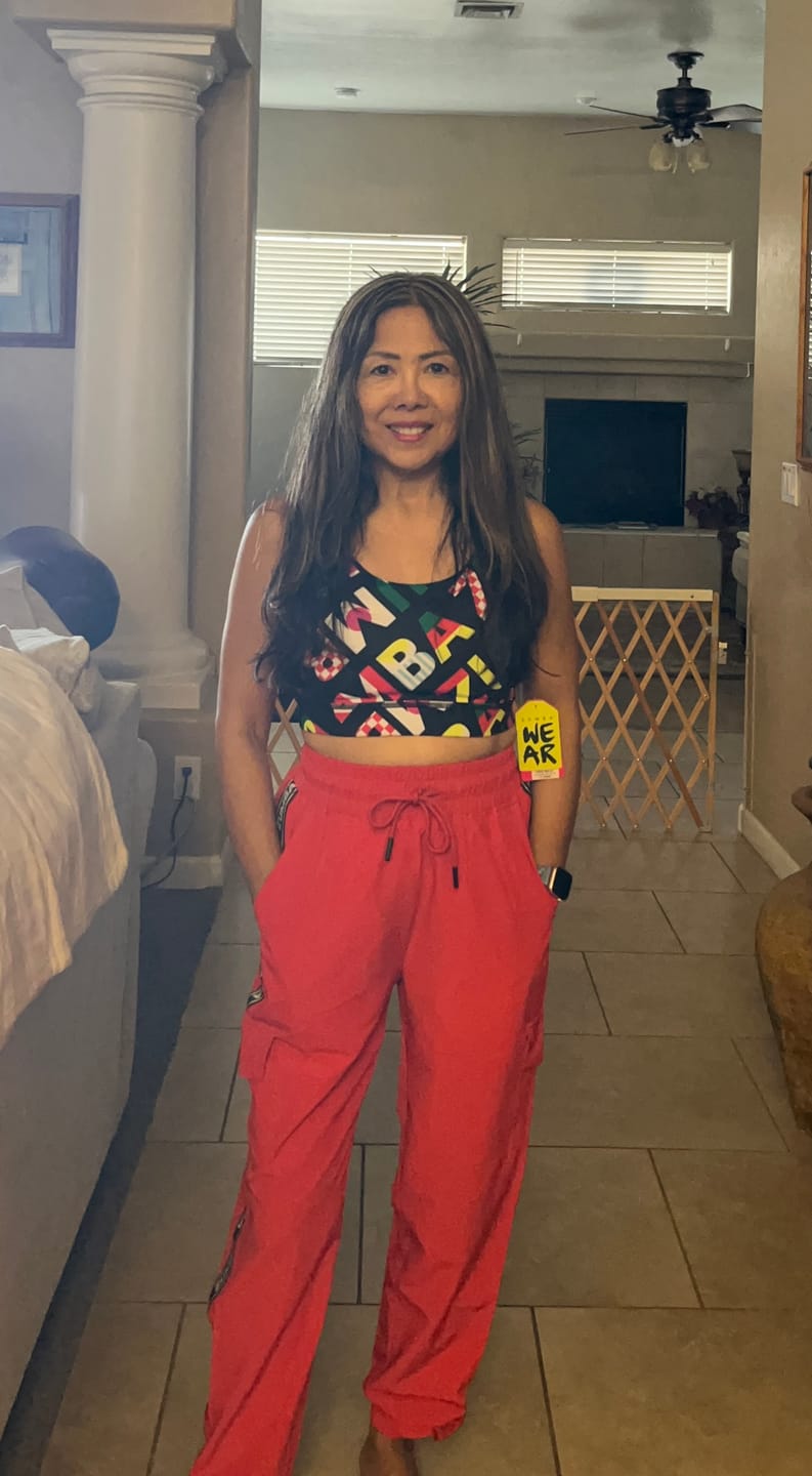 Customer photo review of Worldwide Cargo Pants - Red