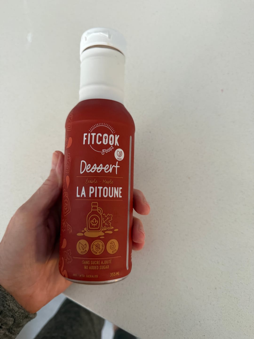 Customer photo review of Sauce Dessert - La Pitoune - Érable