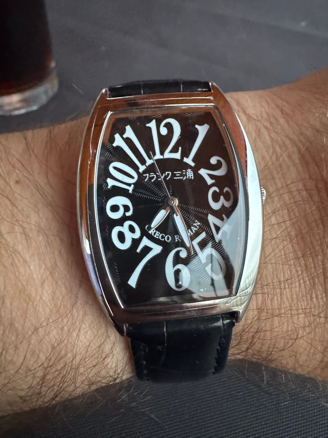 Customer photo review of Reloj Análogo Frank Miura FM00K-B Greco Roman JDM