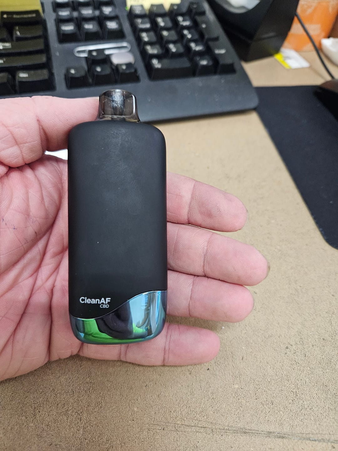 Customer photo review of Minty Fresh CBD Vape