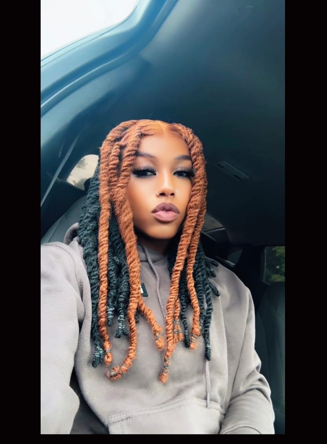 Customer photo review of Faux Locs twist