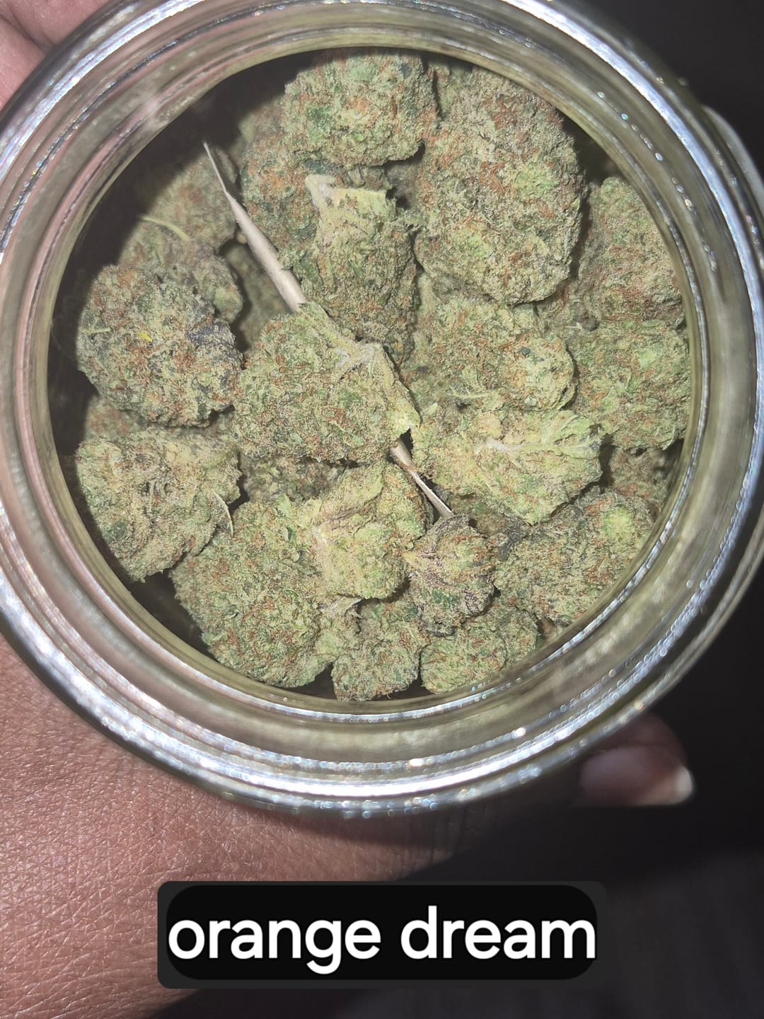 Customer photo review of Orange Dream THCA Flower
