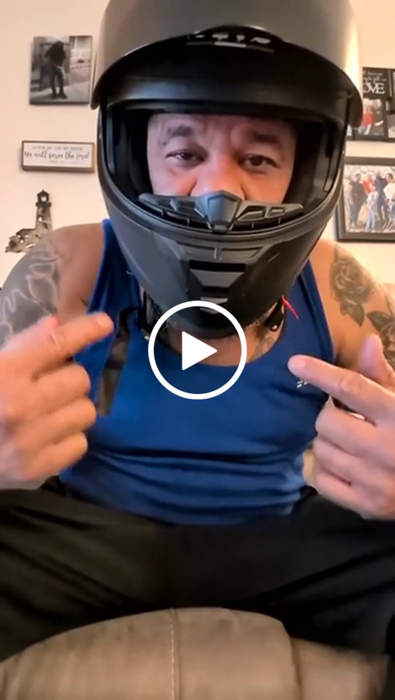 Customer video review of Visor Replacement for K4 Modular Helmet - Bluetooth Headset