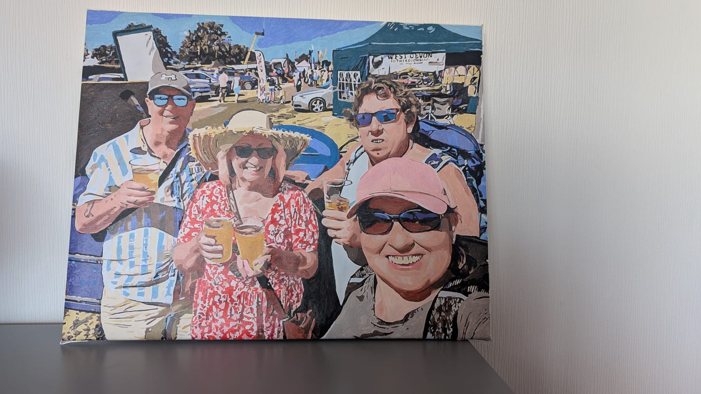 Customer photo review of Kit Personnalisé 40x50cm - 80x120cm Réalisation graphique GRATUITE