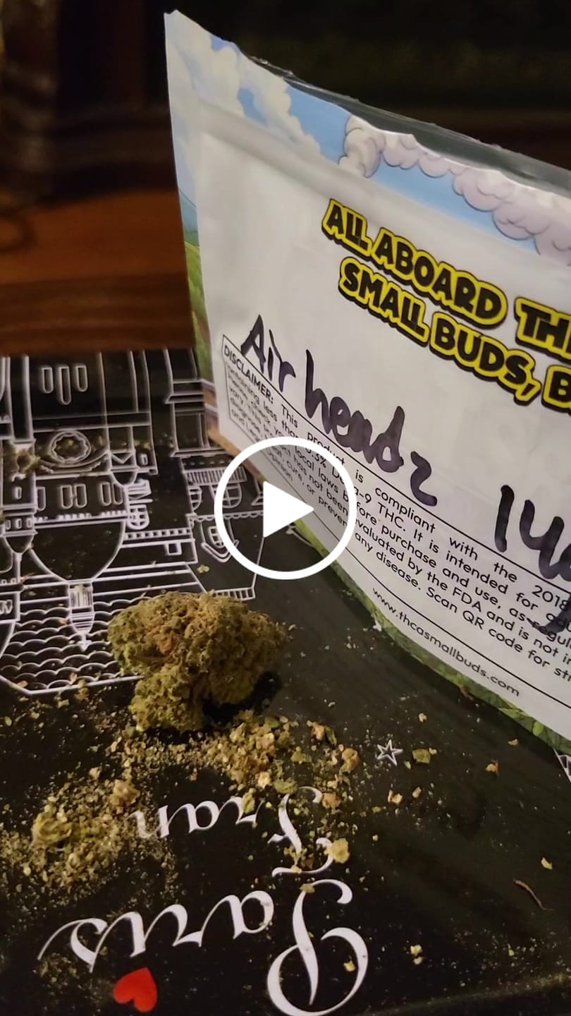 Customer video review of Airheadz THCA Flower