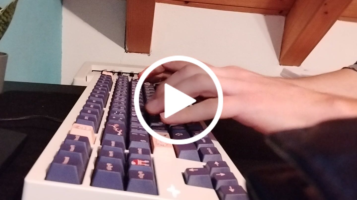 Customer video review of HMX Yogurt S Linear Switch Factory Lubed (10PCS)
