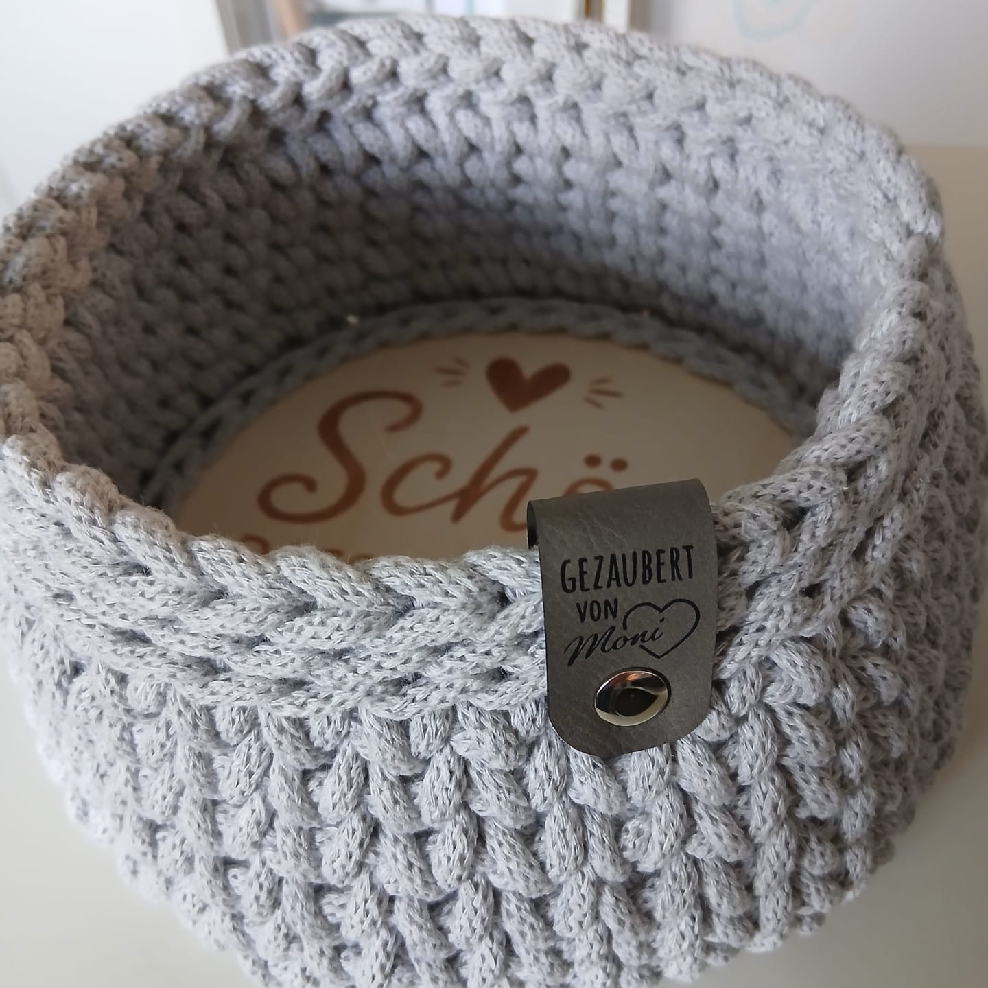 Customer photo review of Kunstleder-Labels mit Chicago Screws - Personalisierte Labels