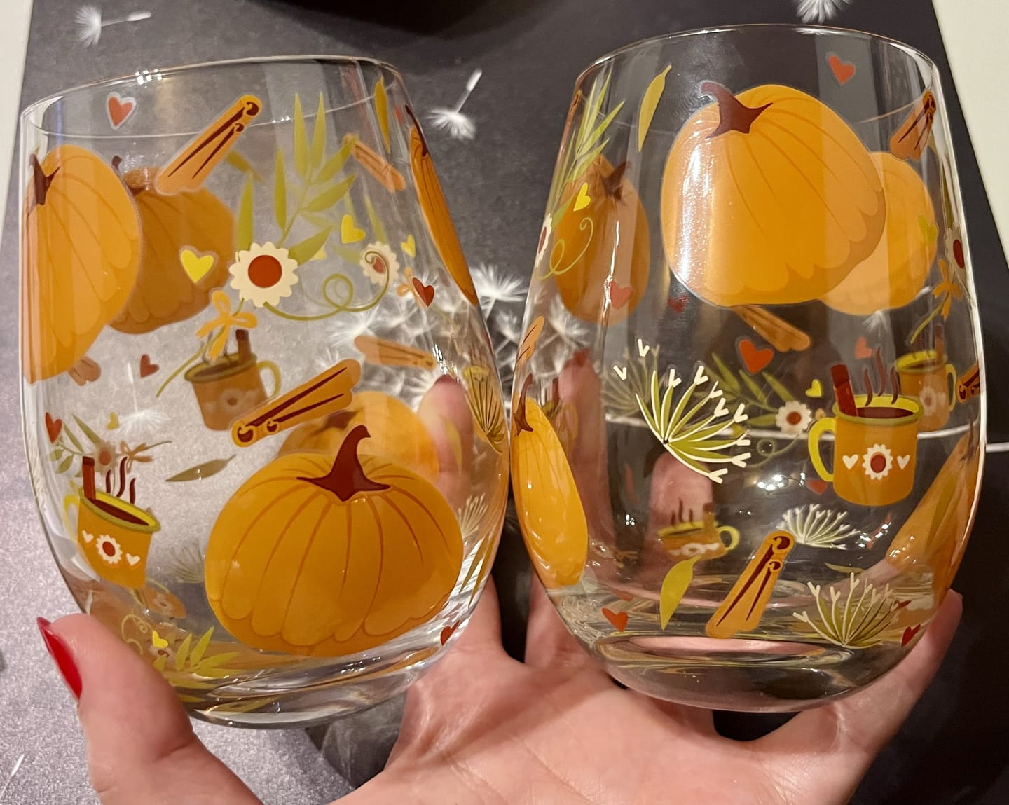 Customer photo review of Herbst Trinkglas