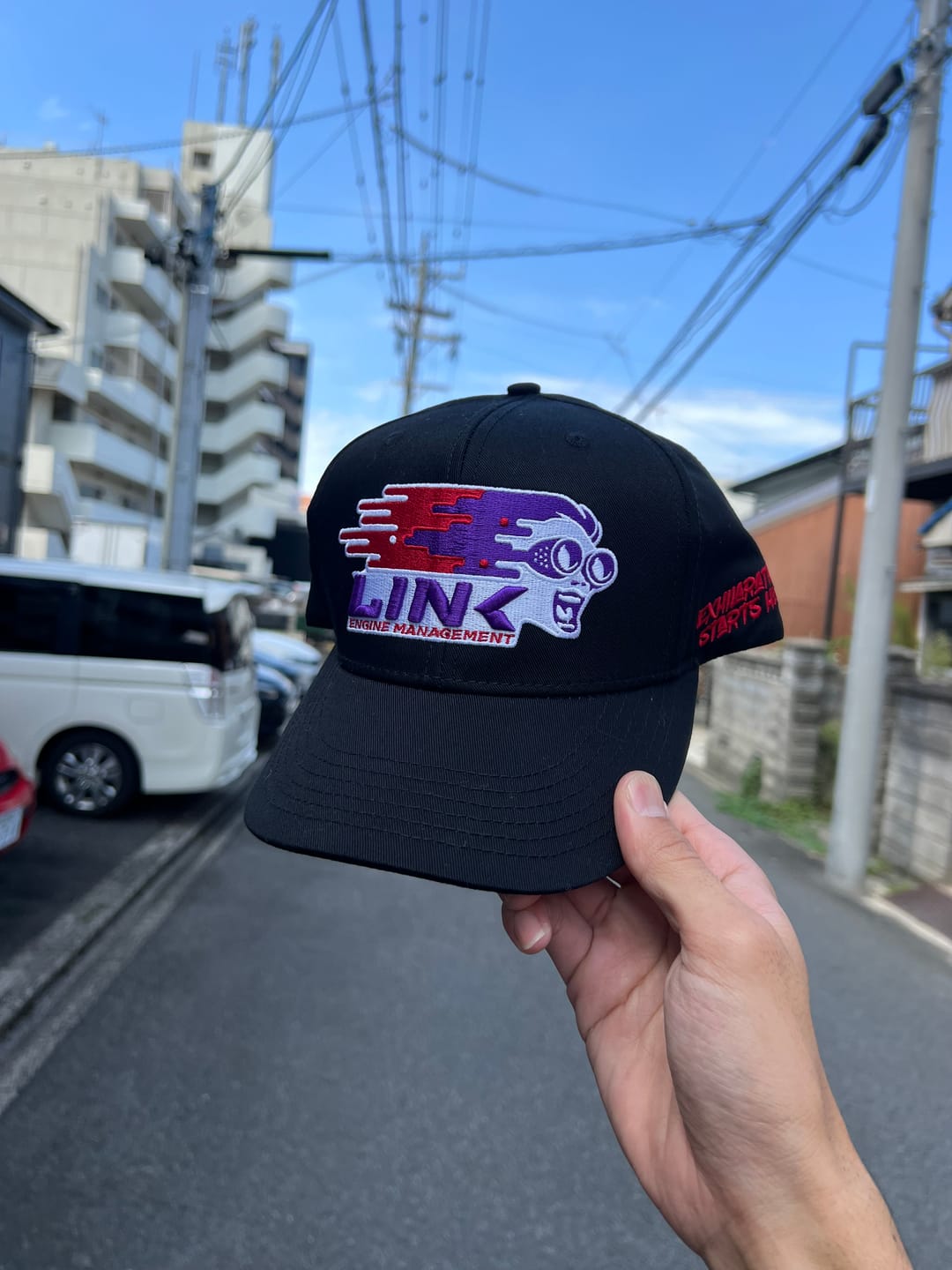 Customer photo review of LinkECU Flat Brim Cap