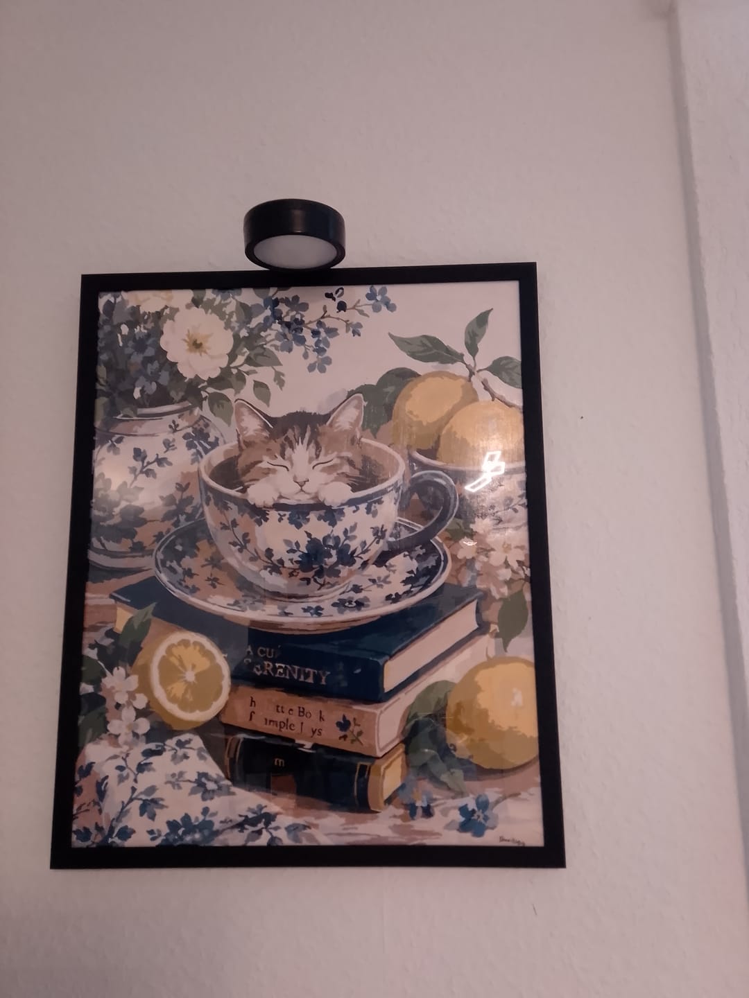Customer photo review of Malen nach Zahlen - Teezeit Schnurrhaare