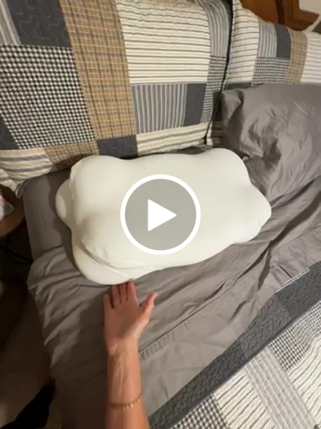 Customer video review of Cloud Cooling Pillow Case