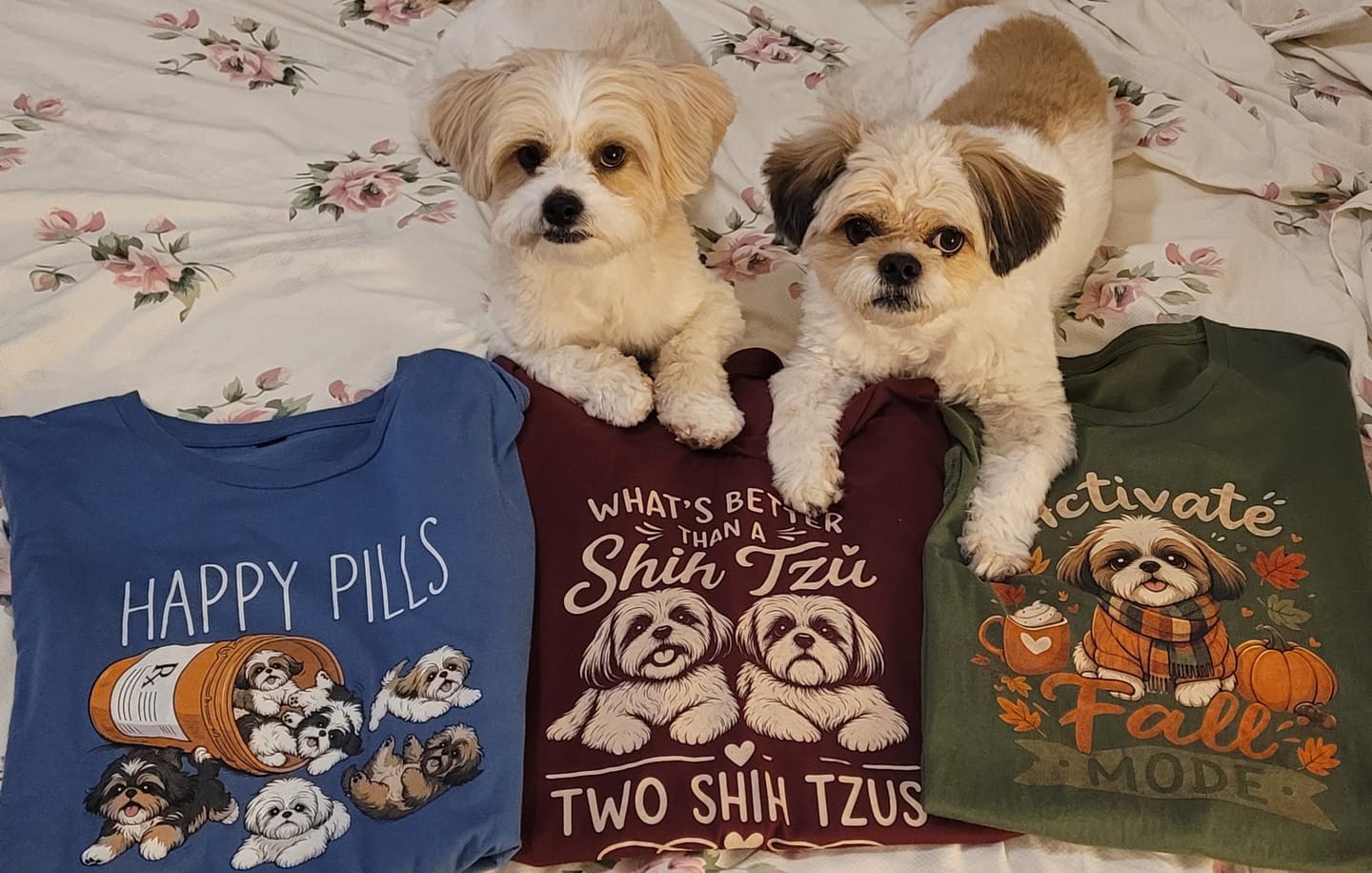 Customer photo review of Two Shih Tzus Shirt