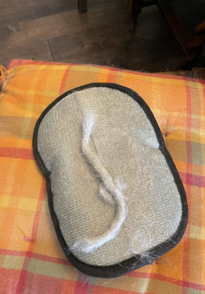 Customer photo review of Guante adiós pelos