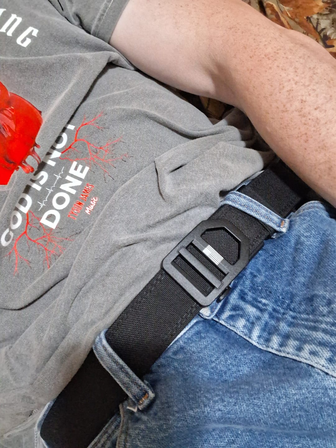 Customer photo review of Tactical belt 3 Pack Bundle