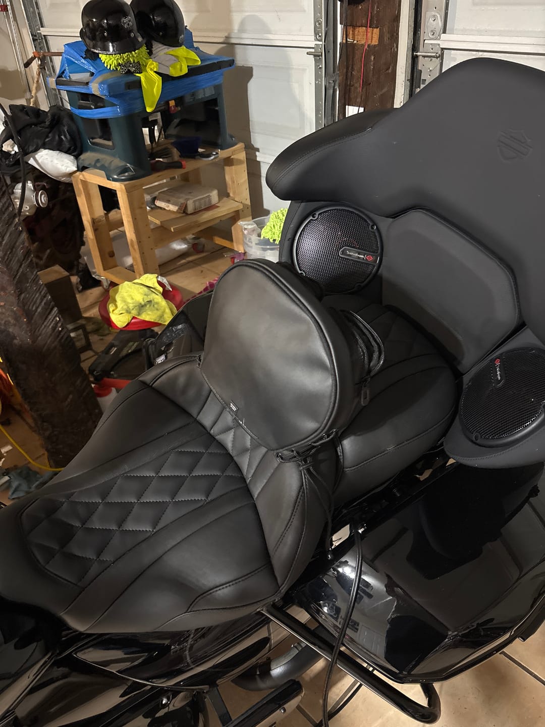Customer photo review of 1L - Motorcycle Backrest Organizer Kit