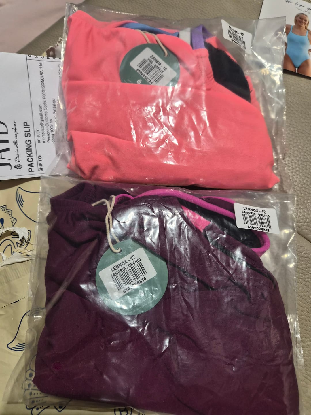 Customer photo review of LENNOX ONE PIECE - Sangria|Orchid