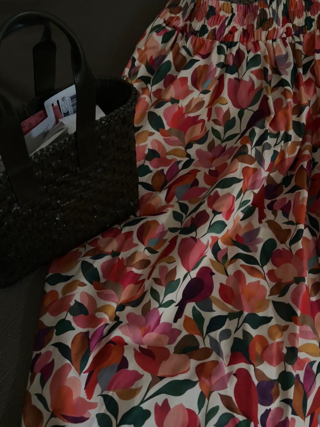 Customer photo review of Jupe Tao — Coton jardin secret