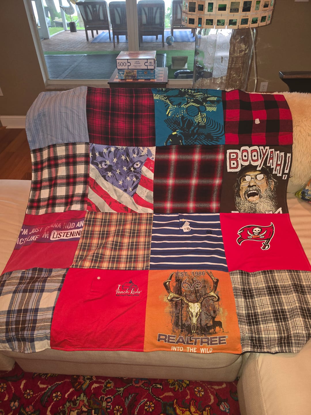 Customer photo review of Project Repat T-Shirt Quilt