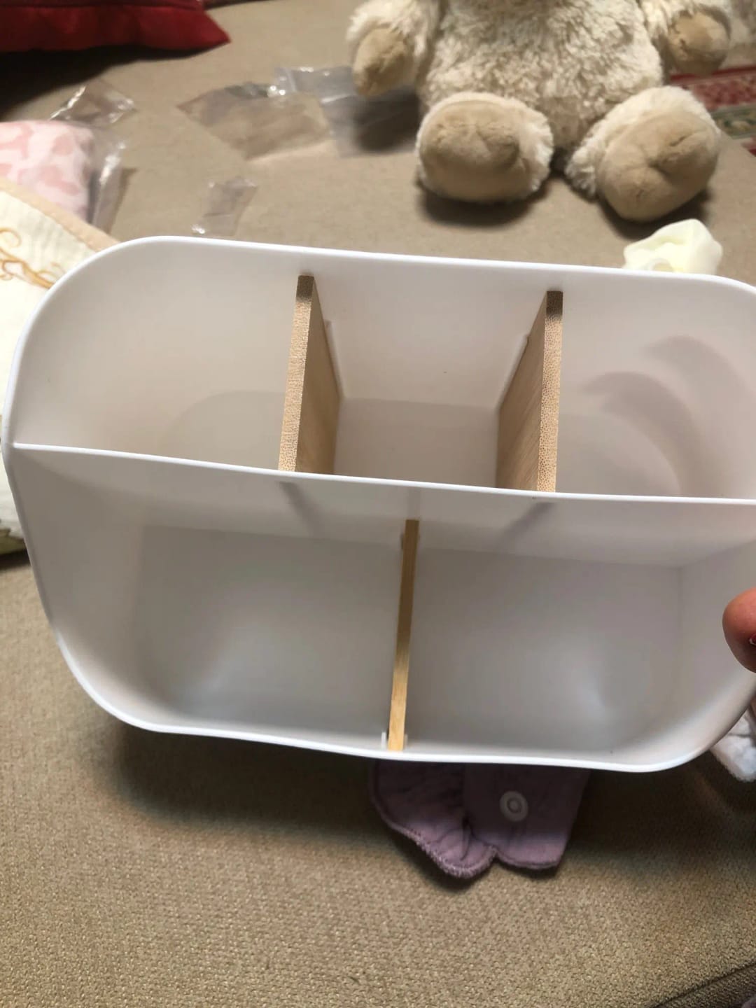 Customer photo review of Divided Makeup Organizer