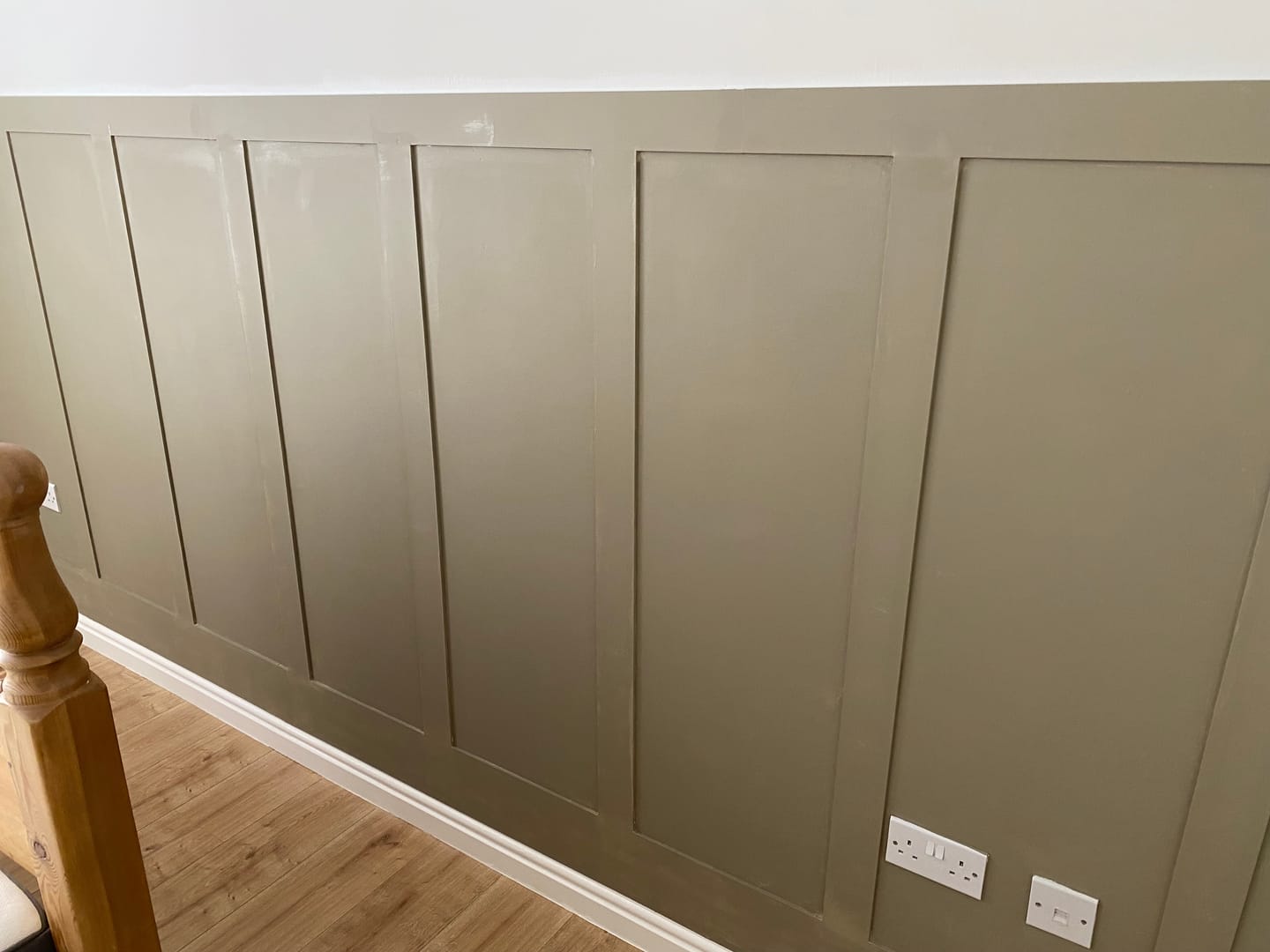 Customer photo review of Shaker Wall Panelling Kit - 8 Strips