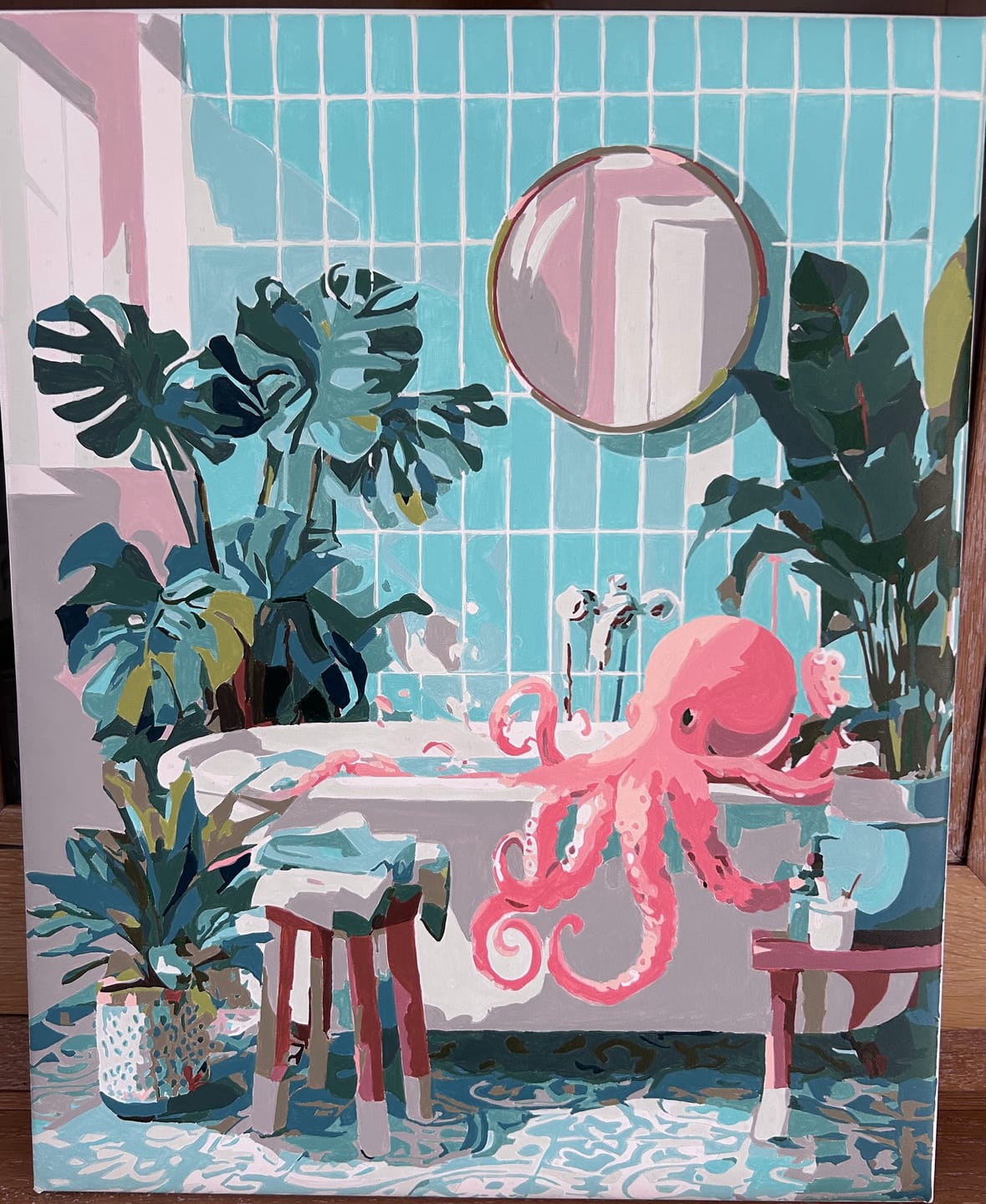 Customer photo review of Octo bath | Paint by Number