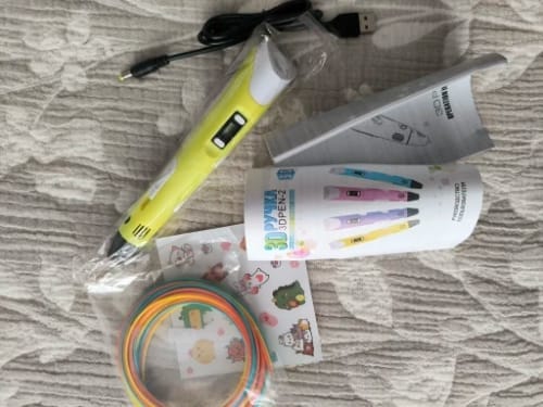 Customer photo review of Bolígrafo 3D + Filamentos