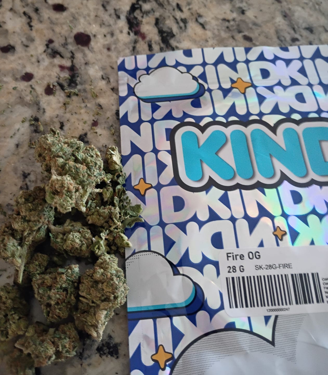 Customer photo review of KIND - Fire OG - 28 Grams - Indica
