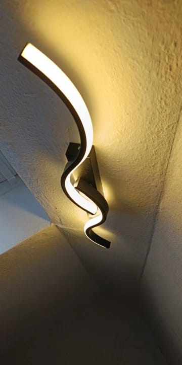 Customer photo review of Long Strip Wall Sconce