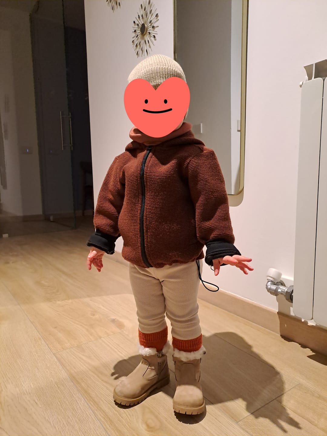 Customer photo review of Cappotto Bambino in Lana "fine serie"